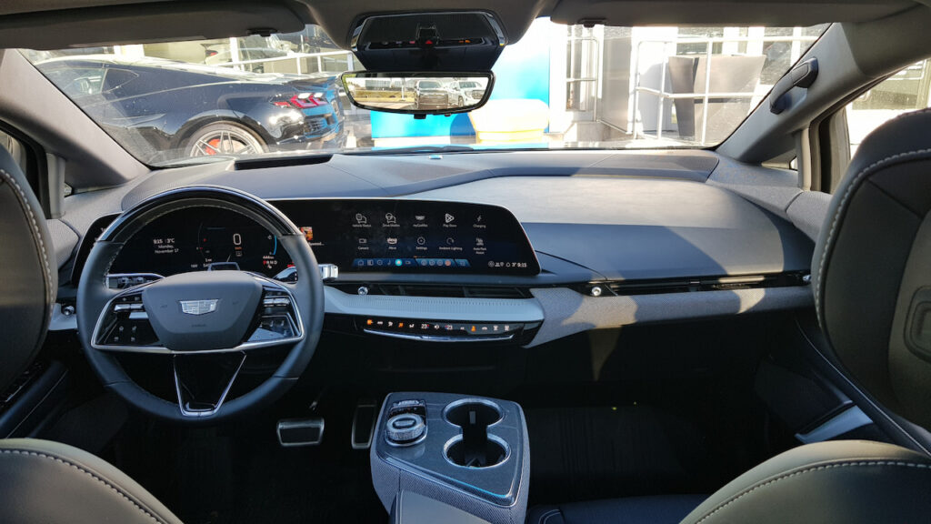 Cadillac Optiq interior view