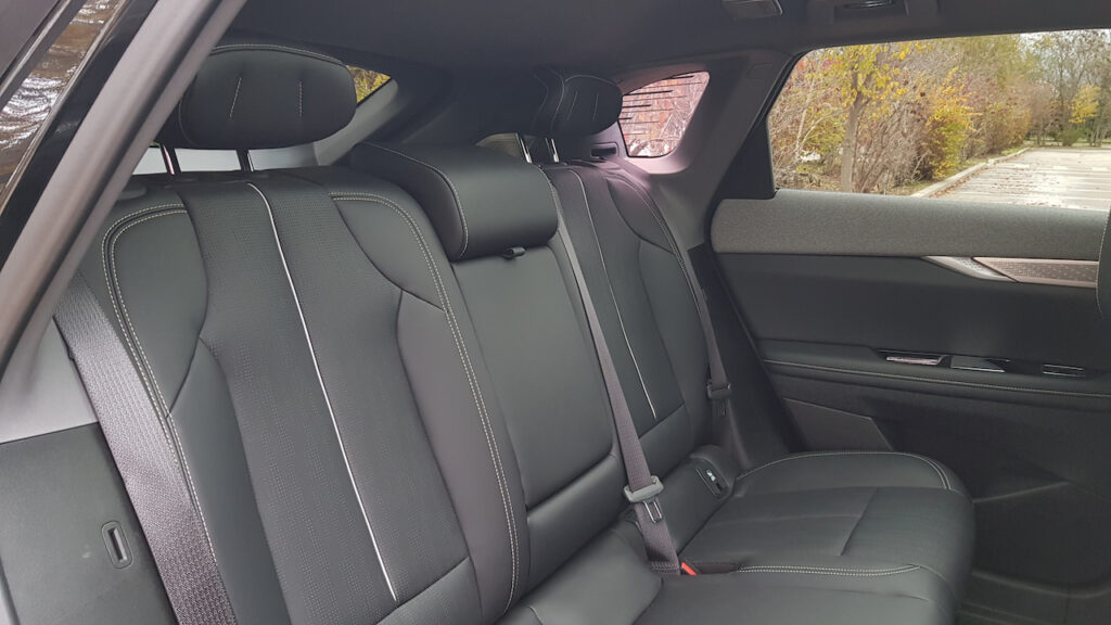 Cadillac Optiq rear seats