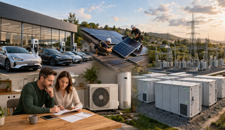 Chatgpt generated panoramic editorial montage of the market signals that often appear before policy catches up.