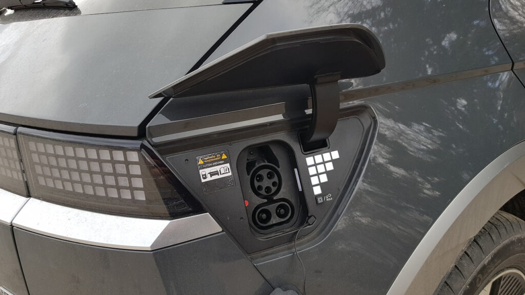 Hyundai Ioniq 5 charge port