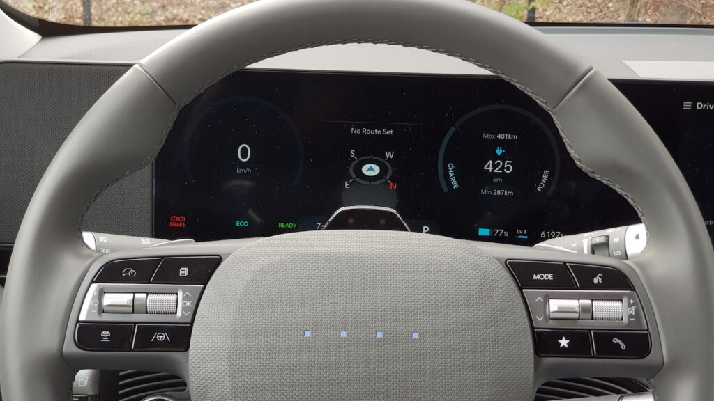 Hyundai Ioniq 5 gauge cluster