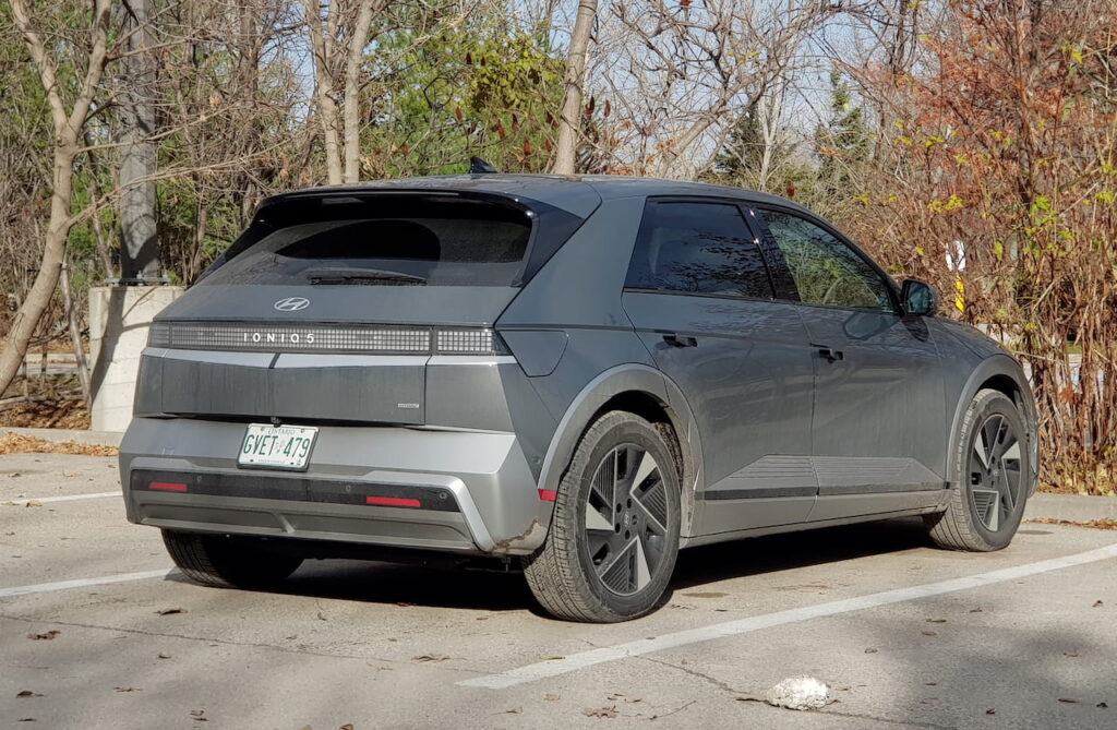 Hyundai Ioniq 5 rear three quarter angle