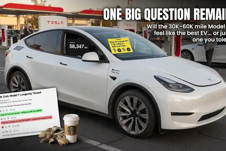 I've Been Noticing This Interesting Moment With The Tesla Model Y After 30K-60K Miles, And Don't See Tesla Refining It As Legacy Carmakers Are Startin To