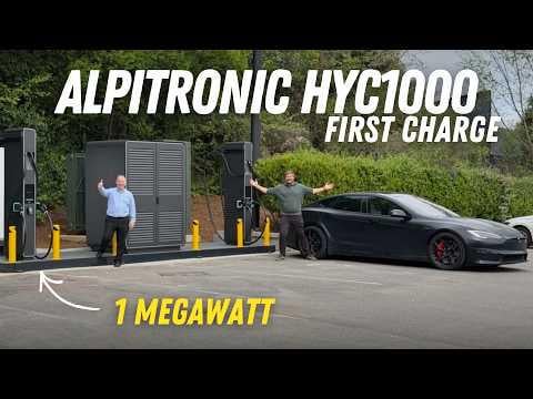 Alpitronic 1MW Split DC Fast Charging System!