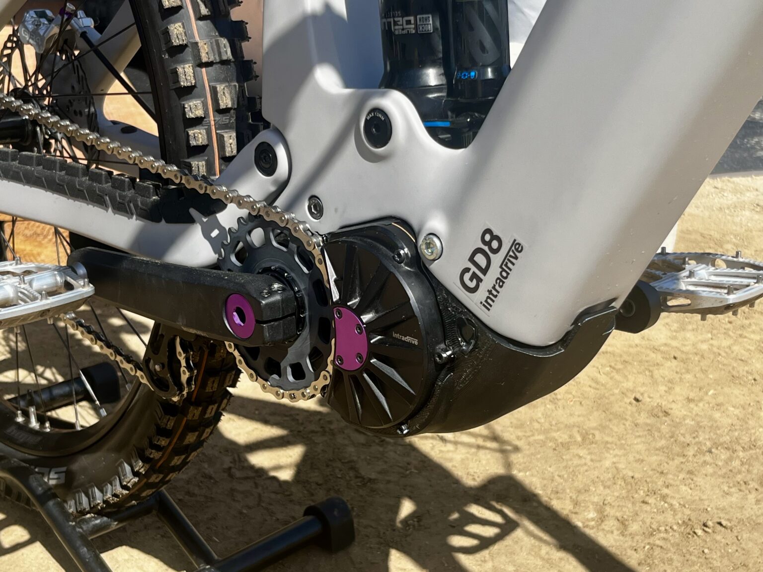 Intradrive motor and gearbox