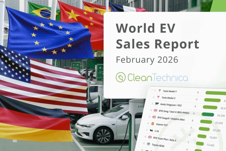 Top Selling Electric Vehicles in the World — February 2026