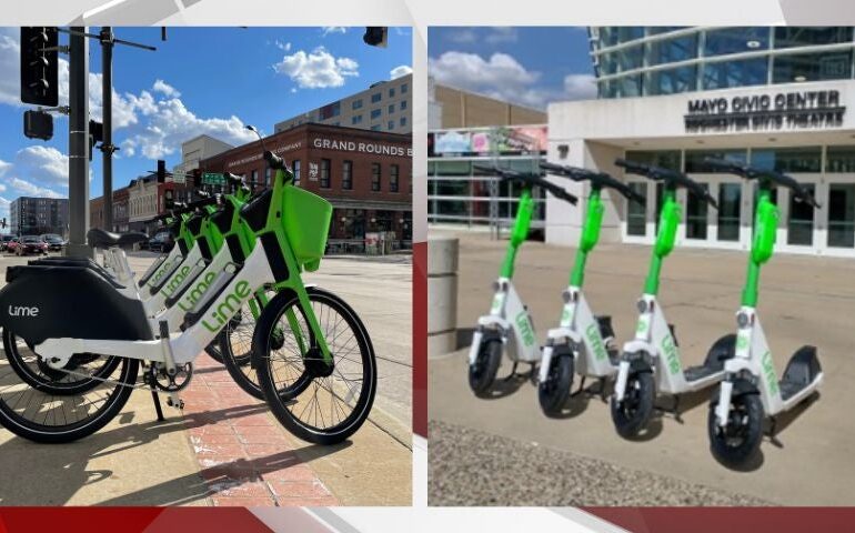 Lime scooter, e-bikes return to Rochester with program improvements - ABC 6 News