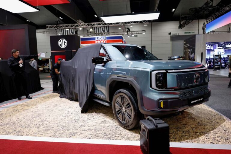 MG unveils multiple new EV models for 2026, including an electric ute