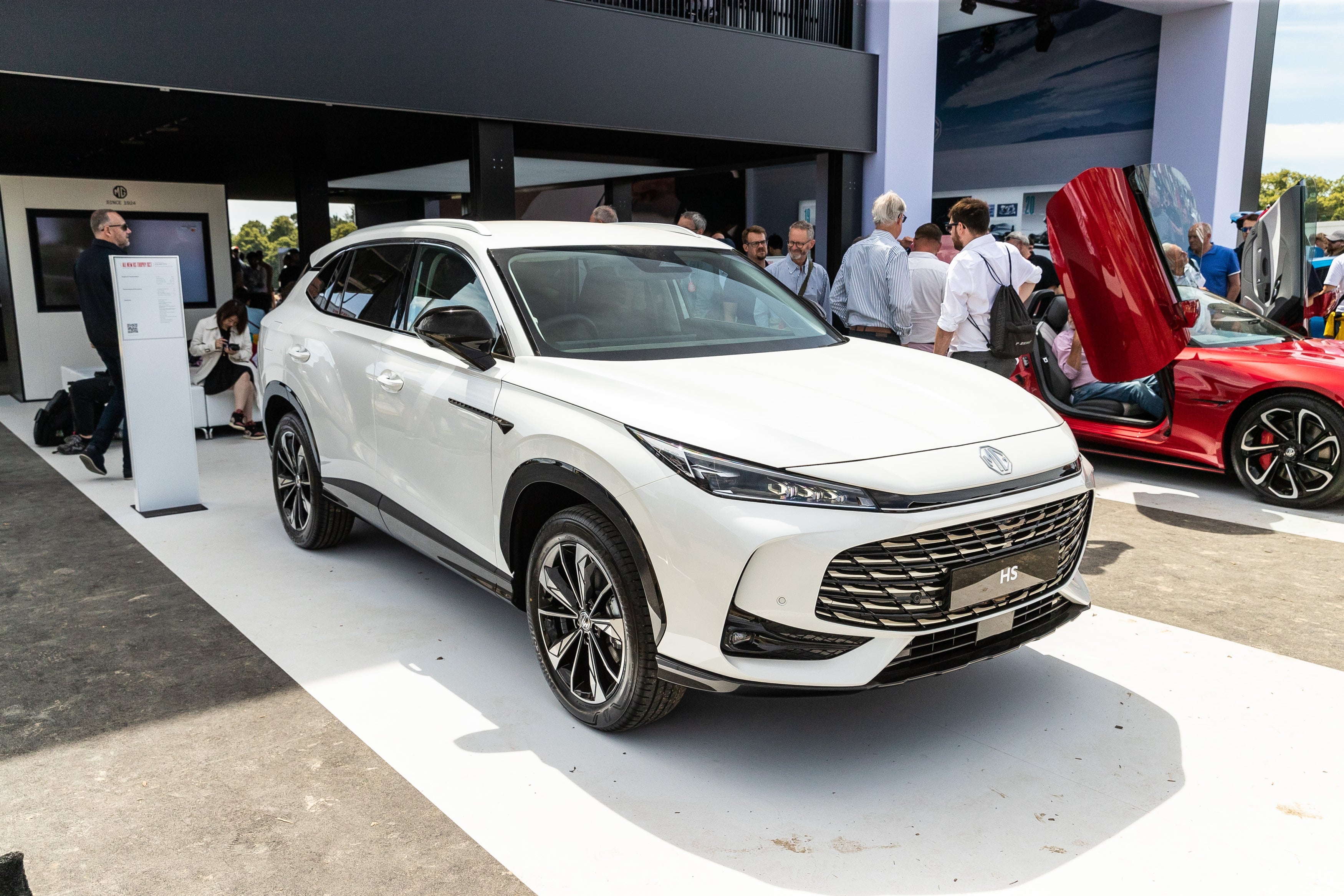 The MG HS was revealed at the Goodwood Festival of Speed