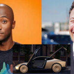 A bald MKBHD and laughing Elon Musk as a $30,000 Tesla Cybercab is on the horizon before 2027.