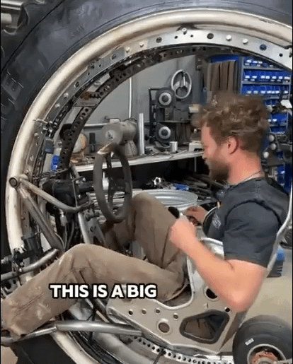 This is quite the vehicle he designed.