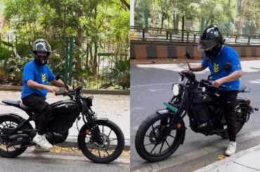 Ultraviolette CEO Rides Flying Flea C6, Congratulates Sid Lal