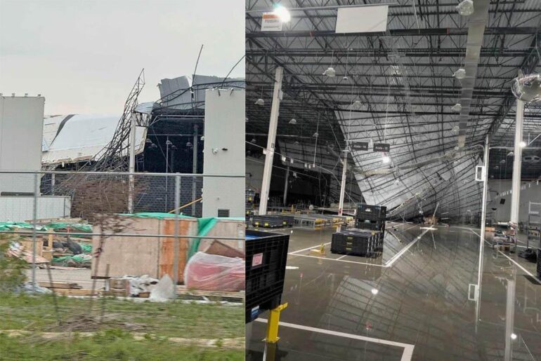 Rivian R2 Factory damaged by tornado on April 17