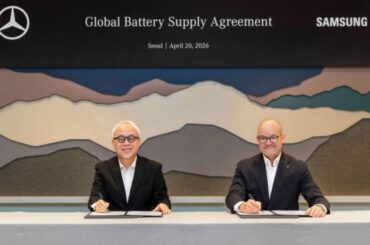Samsung SDI will supply batteries for Mercedes-Benz's electric vehicles