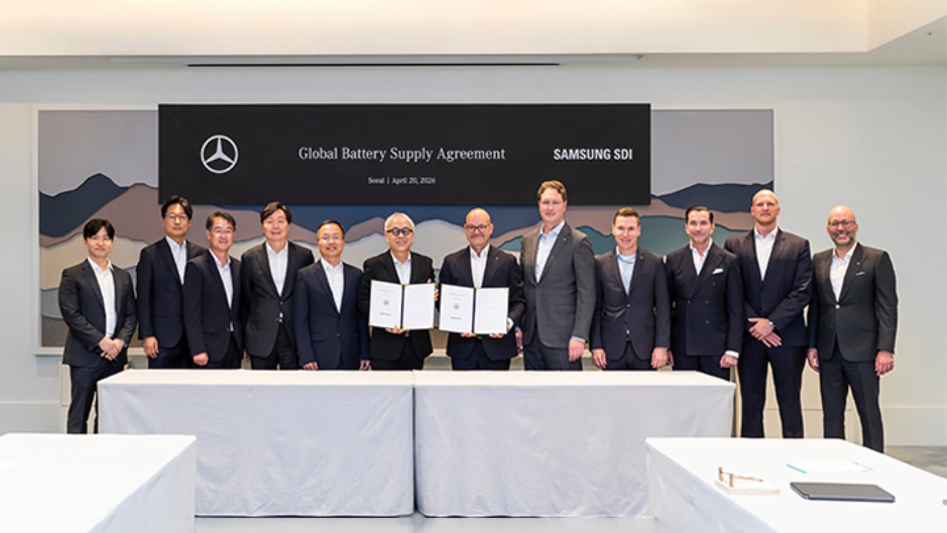 samsung sdi mercedes-benz ev battery supply agreement