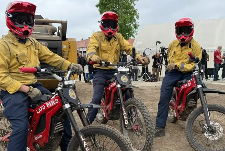 Why Two Riders on One Electric Motorcycle Is the LAFD’s Newest Life Saving Strategy