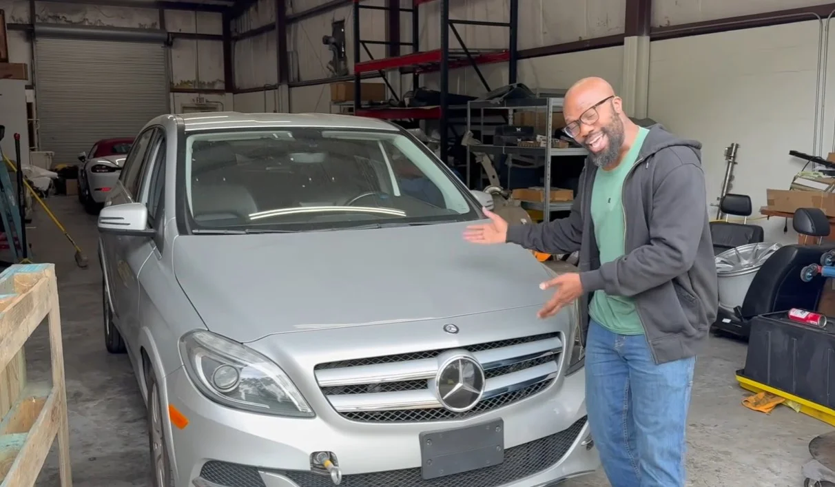 Tesla-powered EV abandoned after Tesla and Mercedes refuse repair then Massachusetts man fixes it with a bottle cap