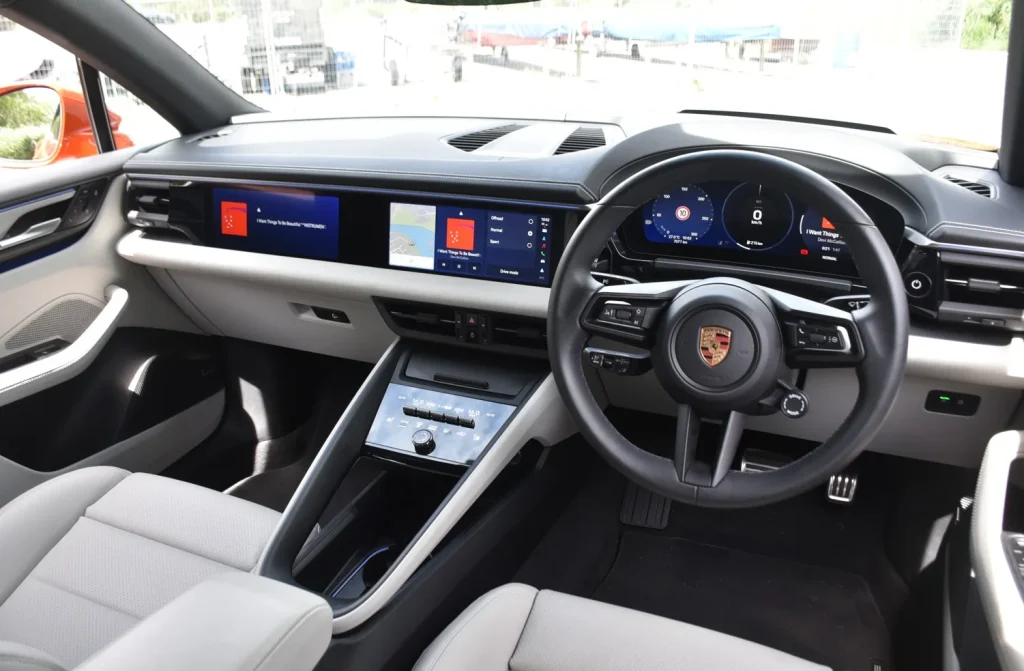 The all-electric Porsche Macan sets a new standard for the luxury electric vehicle segment by delivering elite Porsche EV performance with up to 265kW of power