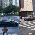 Two different Tesla Cybertrucks spotted on the streets of China.