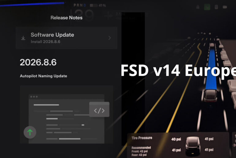 Tesla rolls out the 2026.8.6 update rolls out that hints at the upcoming FSD v14 launch in Europe.