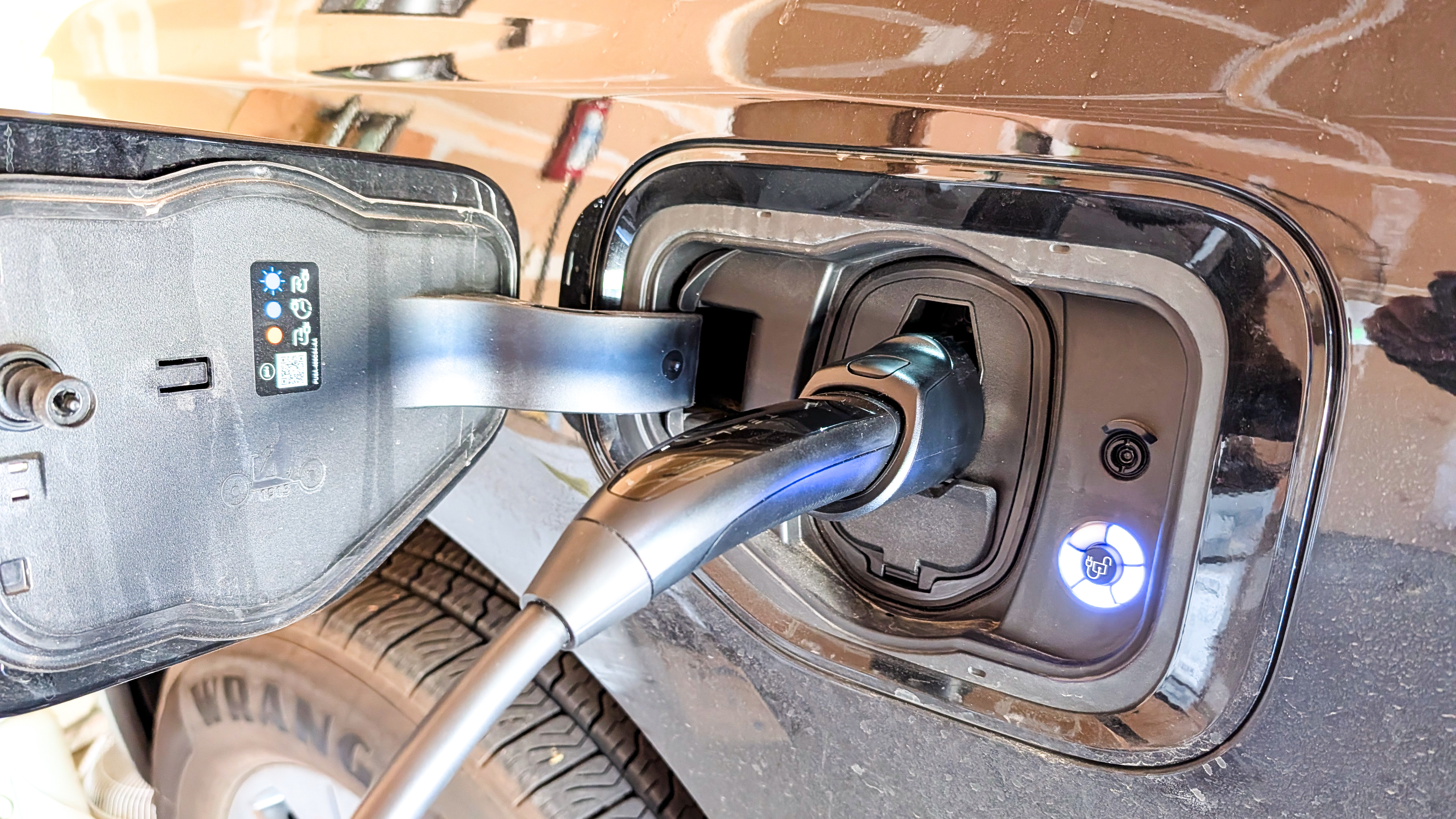 EV charging at home.