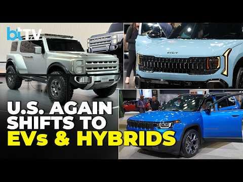 EV Push Returns At New York Auto Show Amid Sales Slump And Rising Fuel Prices