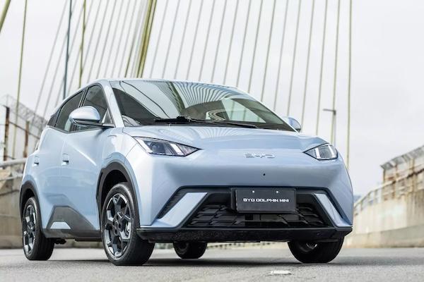 Brazil February 2026: BYD breaks share record, places Dolphin Mini at #11