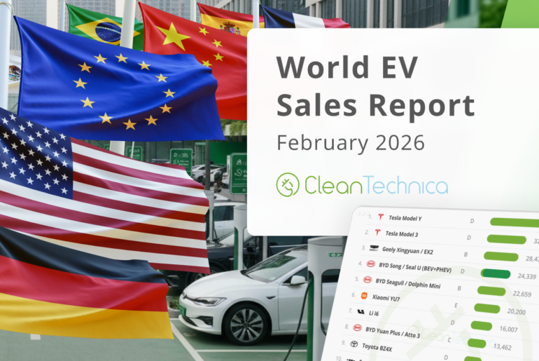 Top Selling Electric Vehicles in the World — February 2026