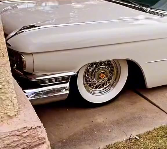 white 59 caddy