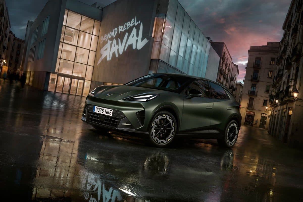 The new Cupra Raval is just over four meters long and shares its advanced tech with other Volkswagen Group small cars (Cupra)