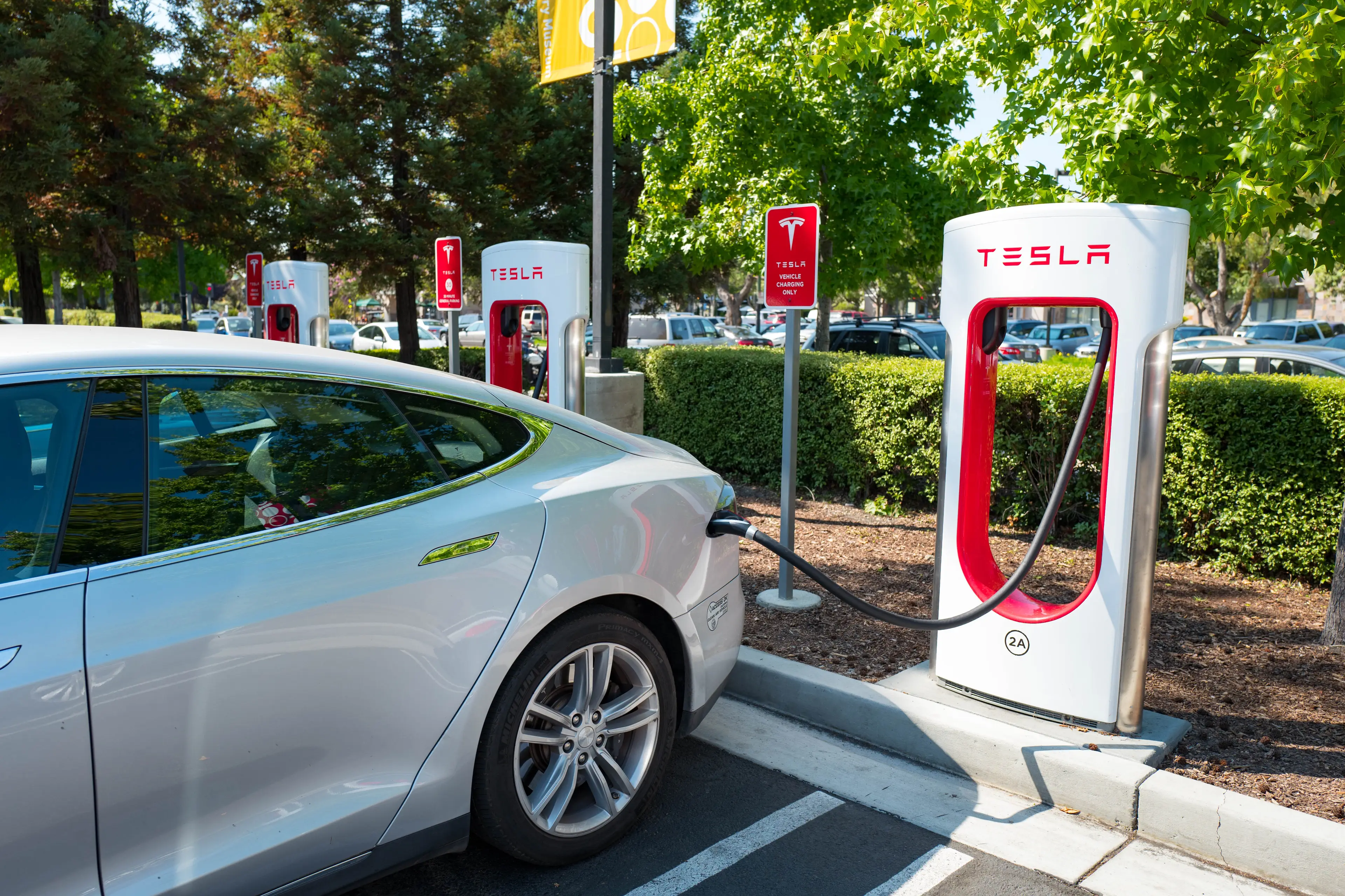 Some hotels offer Tesla charging for free - and it may help you save money (Smith Collection/Gado/Getty Images)