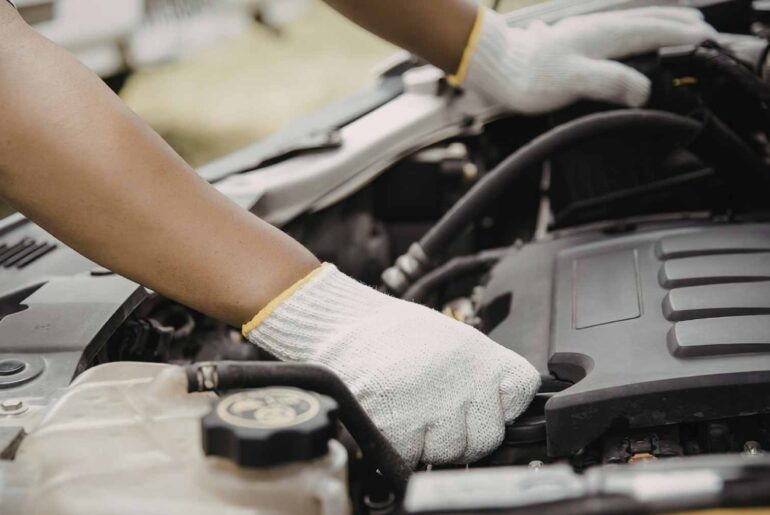 A close-up of a high-efficiency magnet used in electric vehicle motors and wind turbines, designed without rare earth elements.