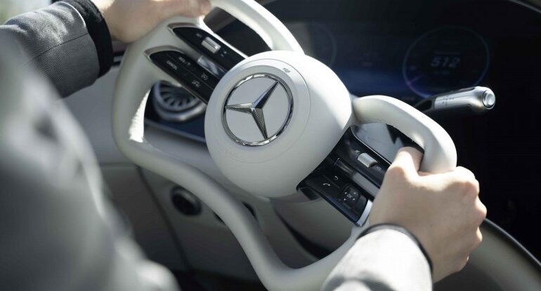 Mercedes-Benz brings digital steering to the refreshed EQS