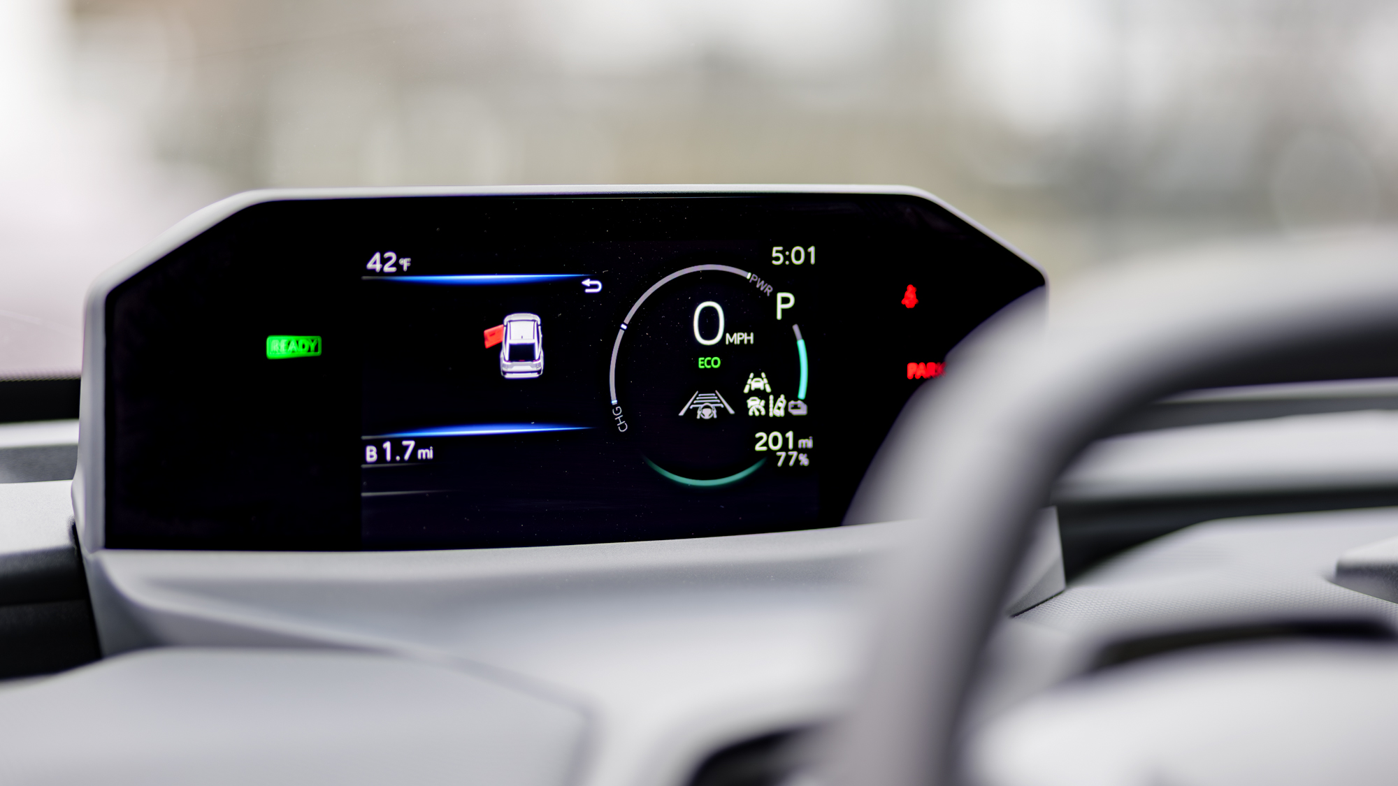 2026 Subaru Uncharted raised driver's display.