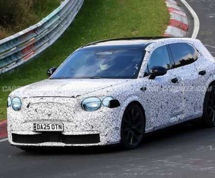 Bentley EV SUV Spy photos