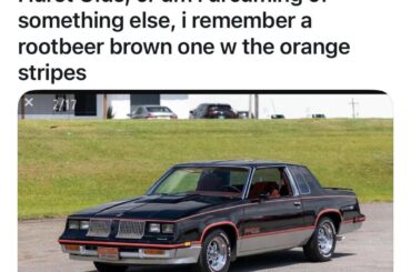 update from original post: i knew i remembered a brown Hurst, its a 442 but w hurst decal. see pic 2. just here to say that 🤣