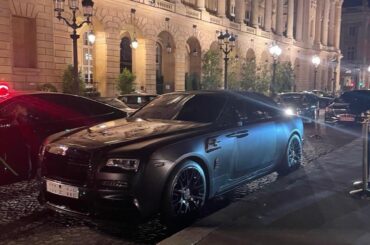 Seen in Paris, but def not a France Plate [Rolls Royce Wraith Mansory]