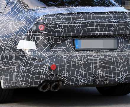 BMW M3 Neue Klasse ICE Spy Photo Close