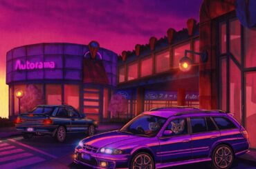 Artwork: Japanese Ford Autorama - Ford Telstar & Ford Laser / Escort