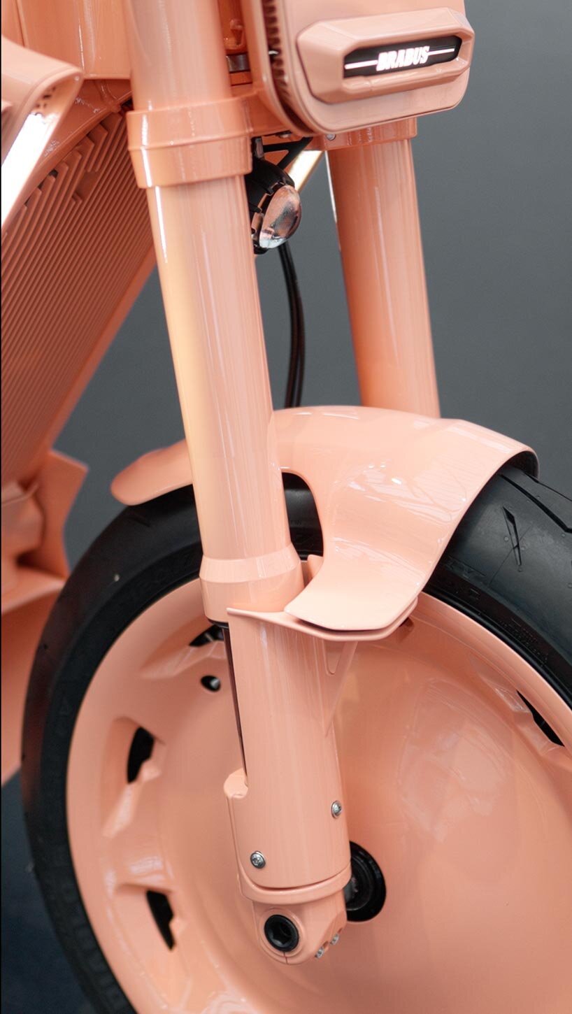 BRABUS x DAB motors' electric motorcycle series goes bold in playful color scheme - 2