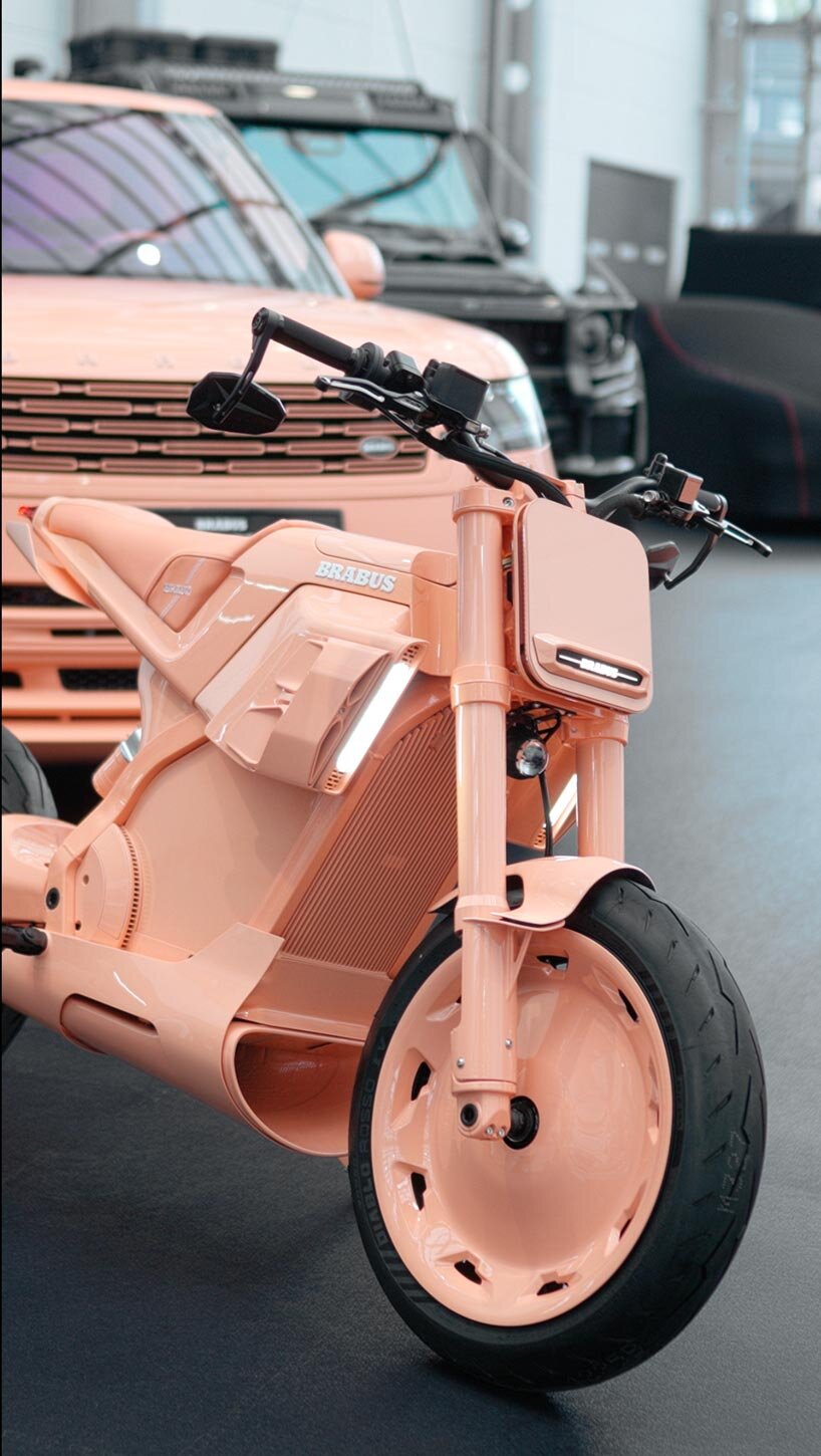 BRABUS x DAB motors' electric motorcycle series goes bold in playful color scheme - 1