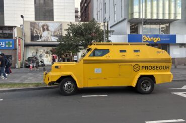 Some sort of makeshift armored car, Quito Ecuador