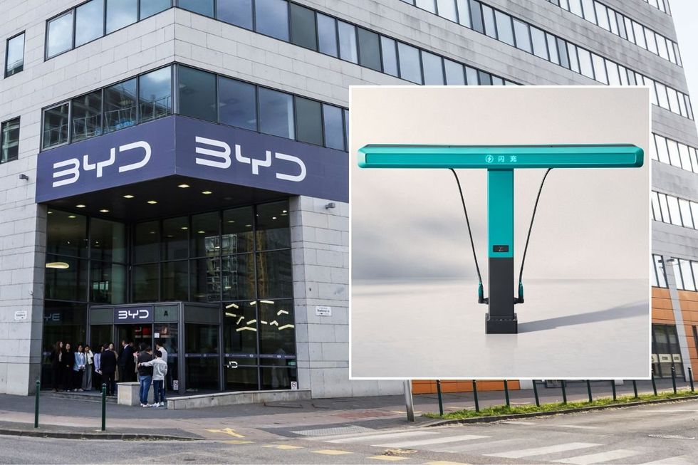 BYD headquarters in Hungary and the new BYD Flash Charger