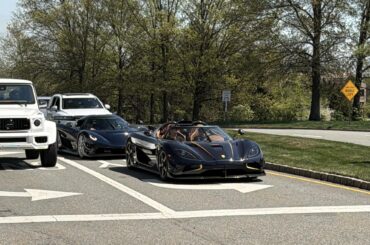 Just a casual [Koenigsegg Jesko Attack] and a [Koenigsegg Agera RS] in the streets of NJ