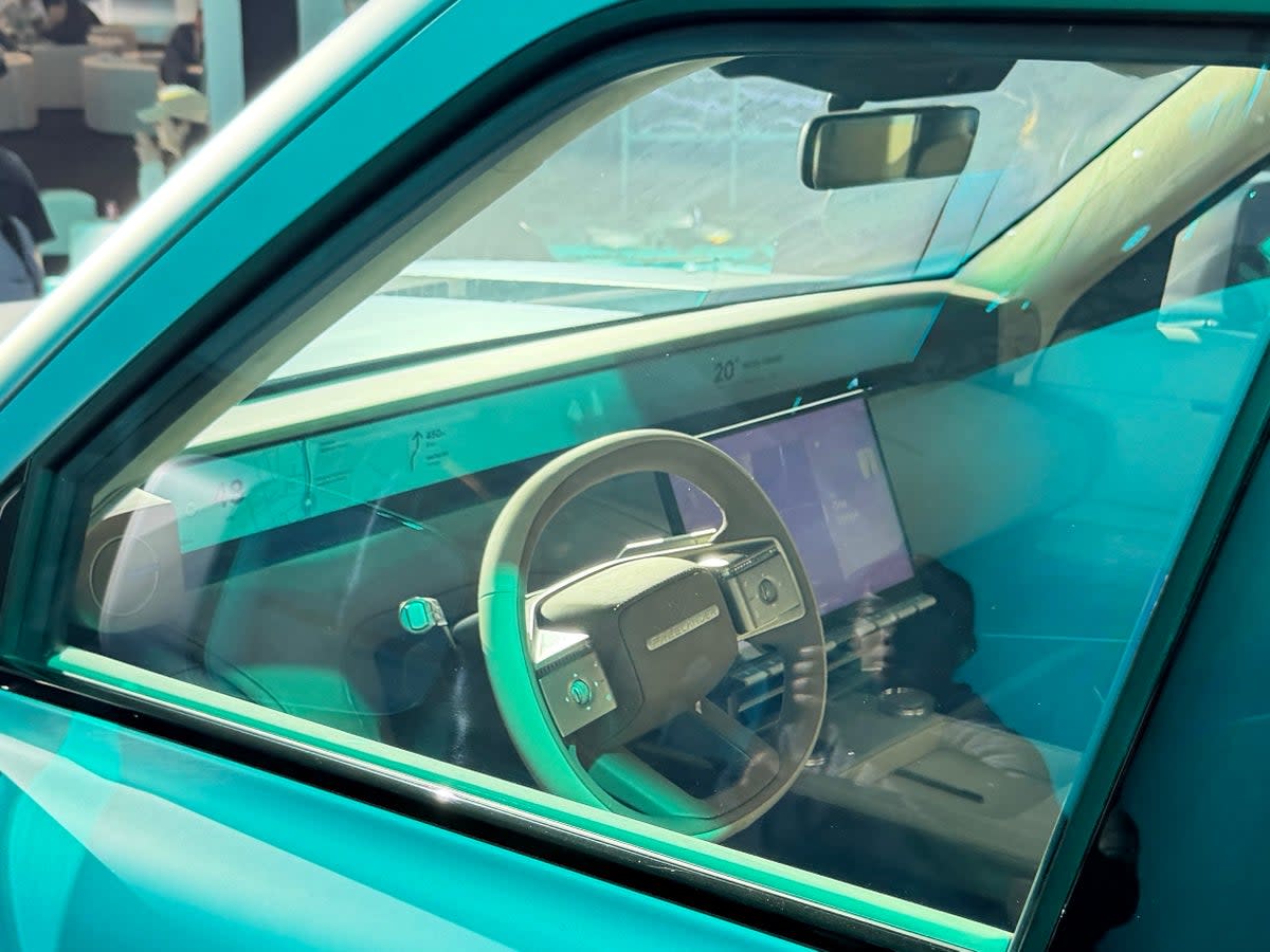 The Freelander interior features a full-width digital screen like BMW's Panoramic iDrive (Steve Fowler)