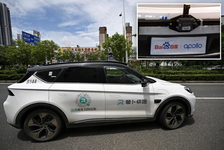 Robotaxi passengers left stranded in dangerous traffic after outage hits more than 100 driverless vehicles