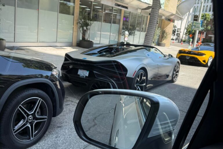 [Bugatti Mistral] $10 million casually parked on the street