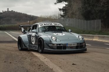 [Porsche 993 RWB] was driving around the Nürburgring last Weekend