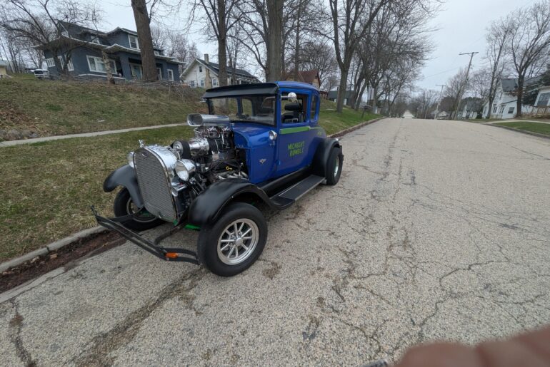 Yesterday it rained really good. The salt is off the road here in Wisconsin for stay out for her