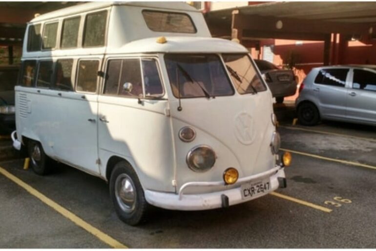 Mobile dental VW bus clinic.